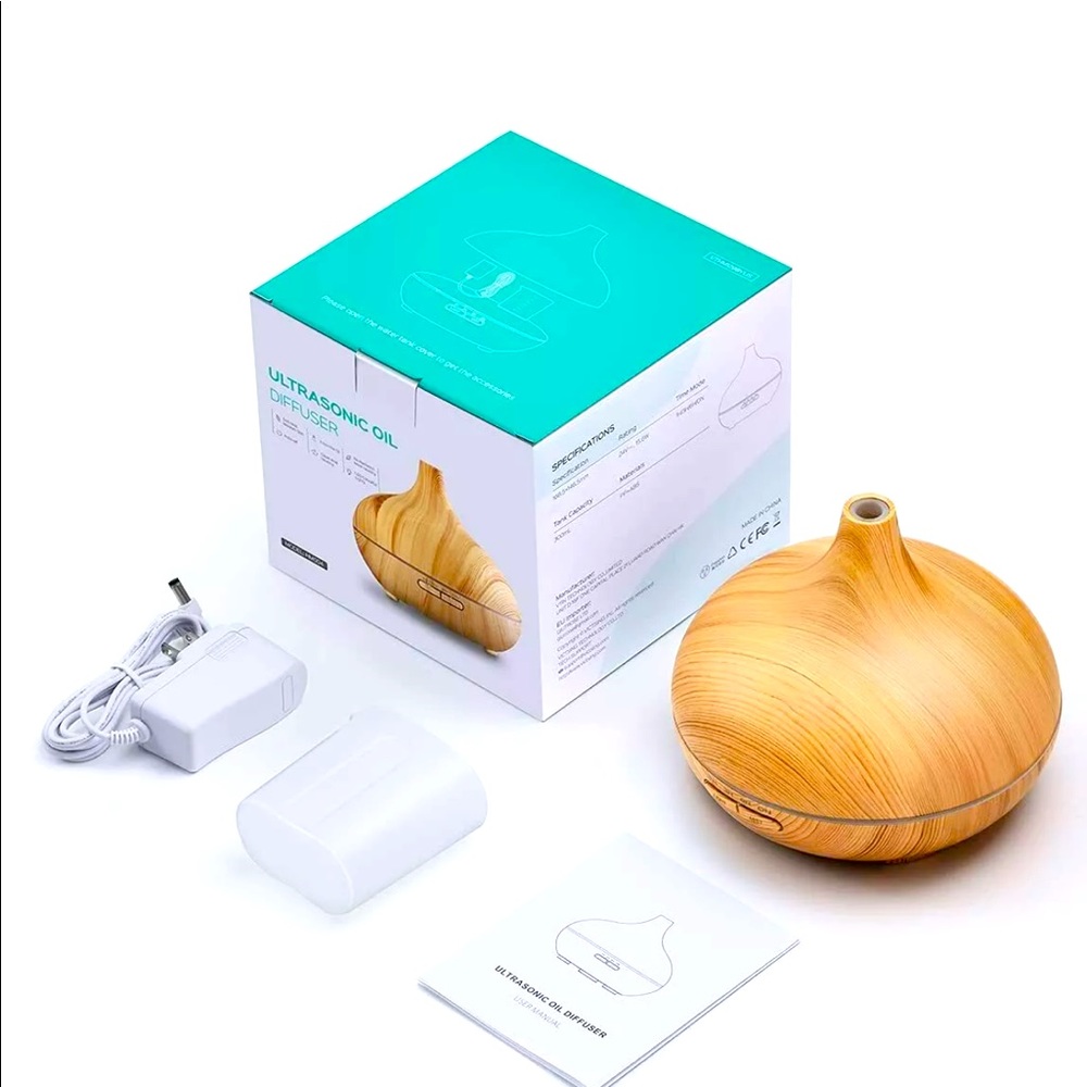 10oz(300ml) Essential Oil Humidifier-Diffuser Aromatherapy. 4 Timers ULTRA QUIET